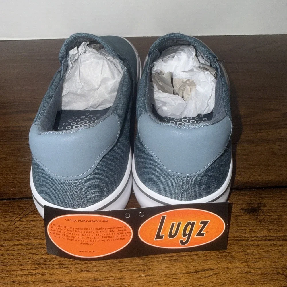 Lugz‎ Mens Clipper Slip-On Sneaker Size 9 Canvas Boat Shoe Summer NWOB